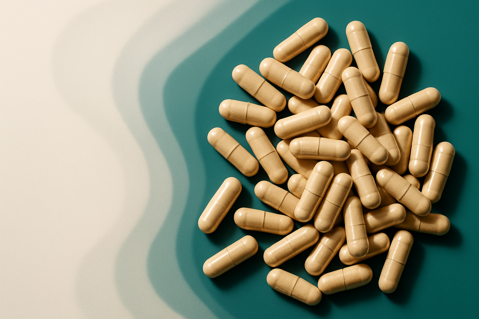 mak the pills thrown on top of each other.